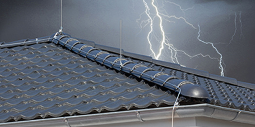 Äußerer Blitzschutz bei Elektrofachbetrieb Völker GmbH in Bad Schwartau